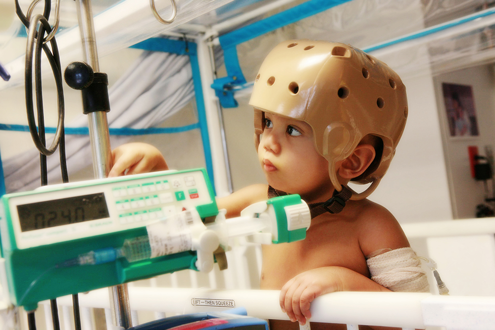 Hunter Zen in Hospital - Childhood Cancer Types | Kids Charity | Statistics | Association |