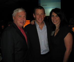 Dr. Andrew von Eschenbach, former Director FDA, Lance Armstrong and ACCO Director Ruth Hoffman