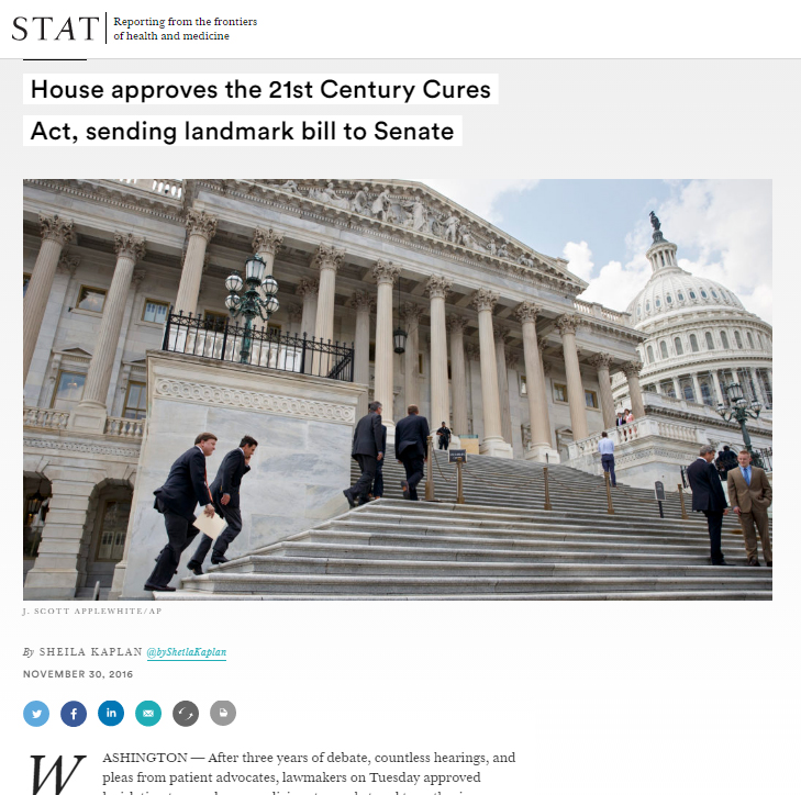 house-approves-the-21st-century-cures-act-sending-landmark-bill-to-senate