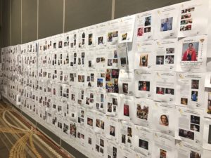 Faces of Childhood Cancer Wall